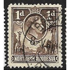 NORTHERN RHODESIA 1938/1952 SG 27 - #3 fine used (o)