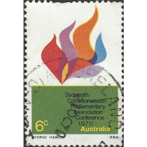 AUSTRALIA, Parliamentary Association Conference, green 1970, 6c, #7