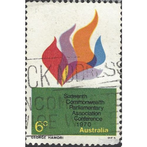 AUSTRALIA, Parliamentary Association Conference, green 1970, 6c, #8