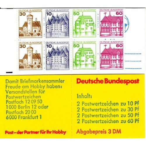 GERMANY BUND Markenheft MH 23 d ( **/mnh ) [La]