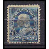 Used 264 1c Benjamin Franklin Almost Very Fine RA1027