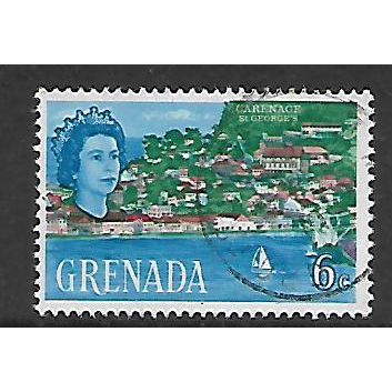 GRENADA 1966 6c CARENAGE ST GEORGES SG 235 FINE USED