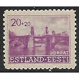 SG 7 (**): 20 k. + 20 k. bright purple Reconstruction Fund, perf. 11½