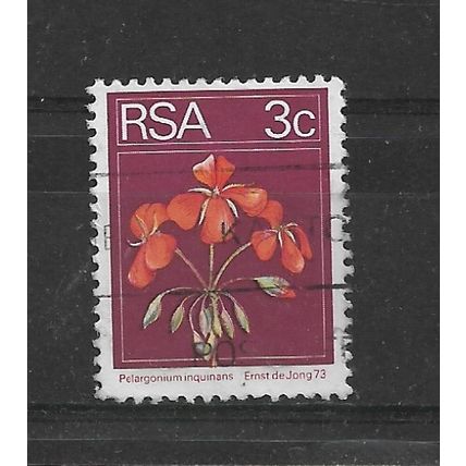 SouthAfrica.SG350 3c Geranium.Fine Used.Sept21b