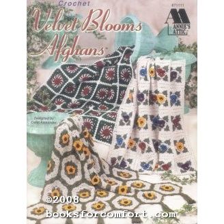 Crochet Velvet Blooms Afghans 871111
