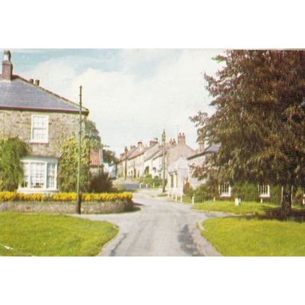Catterick Yorkshire Village Bank 1970s Postcard