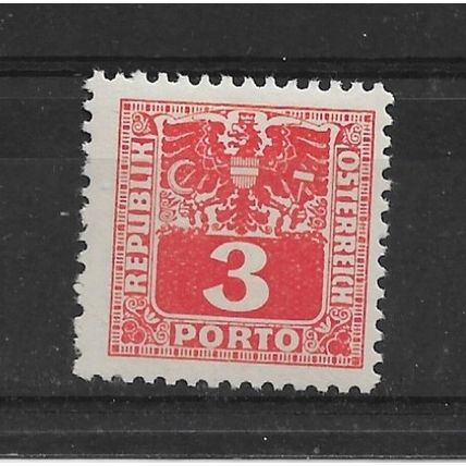 Austria.D893 3pf Red.Mounted Mint.Aug22