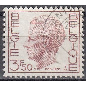 Belgique 1970 Michel 1600 O Cote (2008) 0.15 € Roi Baudouin Cachet rond