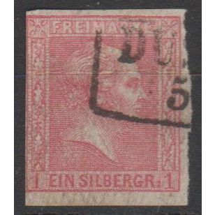 Mi: 6a used 1857 Prussia Cat € 35
