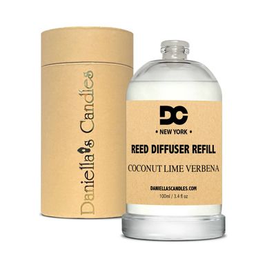 Coconut Lime Verbena Reed Diffuser Refill Oil [ 3.4oz/100mL ]
