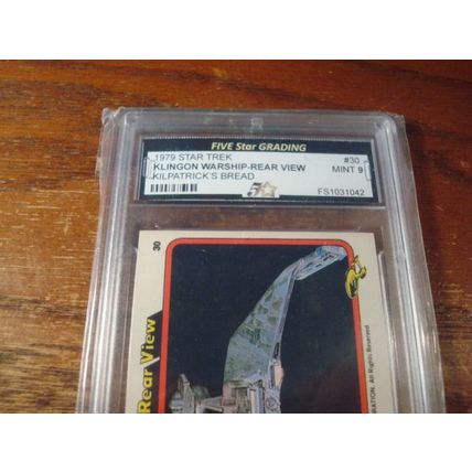1979 Paramont, Star Trek, Graded Mint 9, KLINGON WARSHIP, Kilpatrick's Bread