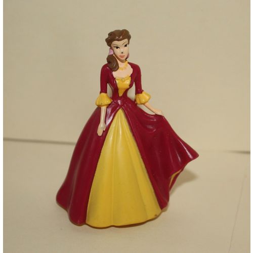Disneys Beauty & the Beast Belle in Red & Yellow Dress PVC Figure