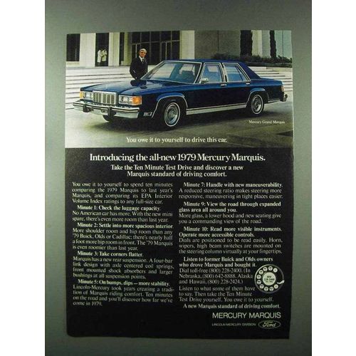 1979 Mercury Grand Marquis Ad - You Owe Yourself