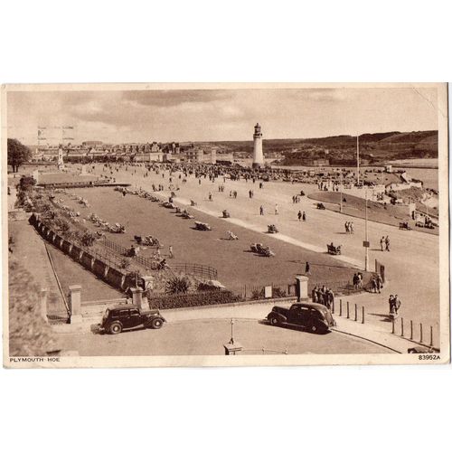 Photochrom Postcard Plymouth Hoe