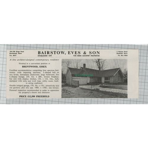 C1380) Brentwood Essex House Sale Advert - 1964 Clip