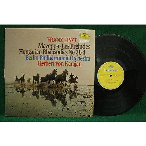 Karajan - Liszt: Mazeppa/Les Preludes/Hung. Rhapsodies No. 2 & 4 - 2535 110 - NM