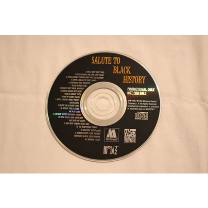 SALUTE TO BLACK HISTORY MONTH-5" Promo CD with Various Artists