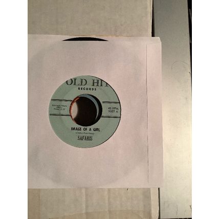 Safaris..Image Of A Girl./Four Steps To Love.Old Hit.5007..Reissue.45 RPM