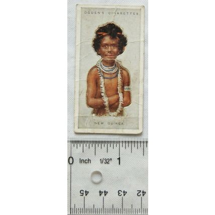 1923 Ogdens Children of All Nations cut-out No. 29 New Guinea