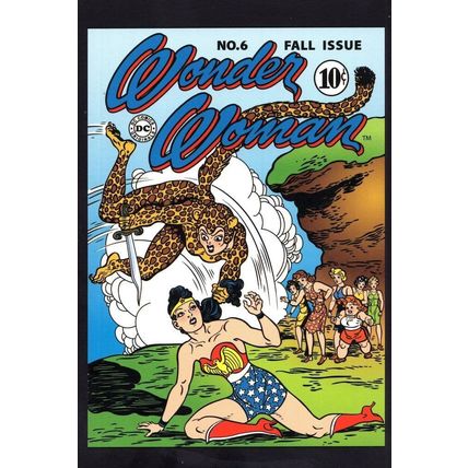 Wonder Woman Issue 6 WW2 Art DC War Comic Book Postcard