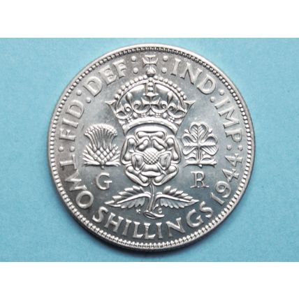 1944 Two Shillings Florin 2/- 001 Nice