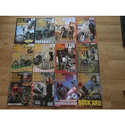 12 BSH Motorcycle Mags 1993