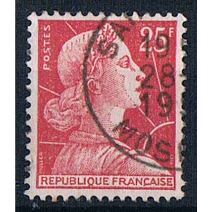 France 1955 SG1238c fr25 France 25f Used Stamp