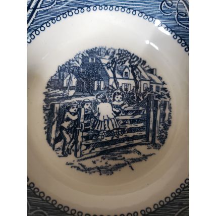 Dessert/Fruit/Sauce Bowl - Currier & Ives by Royal USA - Old Farm Gate