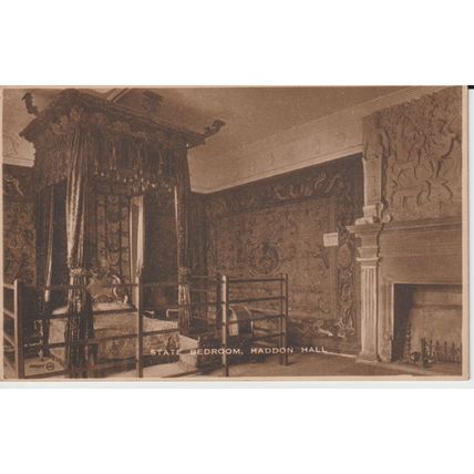 State Bedroom, Haddon Hall - Valentine's "Selectype" Series