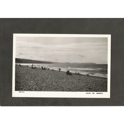 Postcard Clywd Abergele Beach