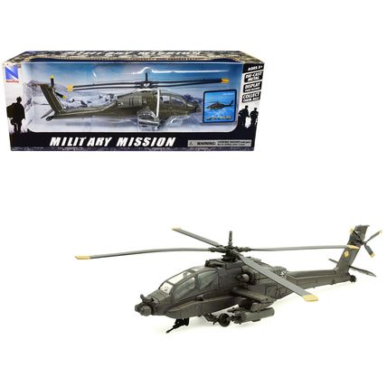 Boeing AH-64 Apache Attack Helicopter Olive Drab "United States Army" "Milita...