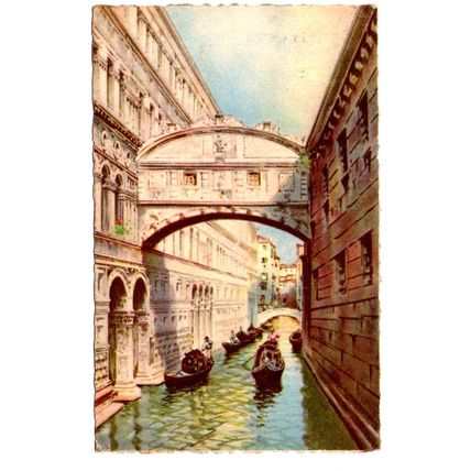 VENEZIA - Bridge of Sighs - Postally Used - Venezia 27 May 1913 Ferrovia