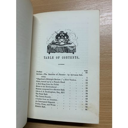 RARE* 1870 "THE WORKS OF THOMAS HOOD" VOLUME 3 ANTIQUE BOOK (P4)