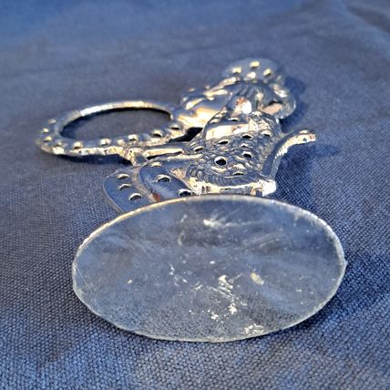 TORINO Metal MOUSE EARRING HOLDER Display Tree Organizer Girl in Mirror Stand