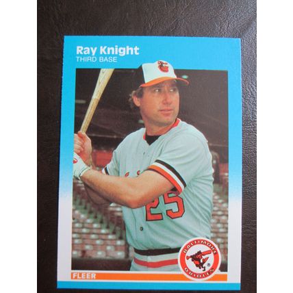 Three (3) Ray Knight Baseball Cards - See Pictures and Description Below