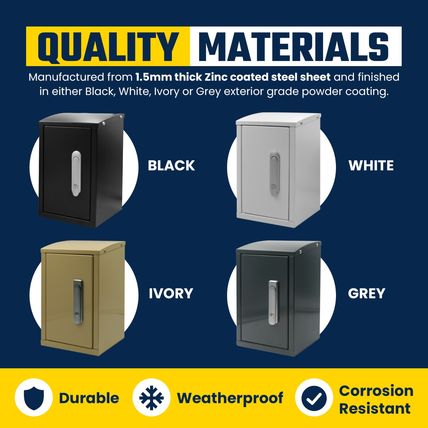 Tap Lock Box Enclosure - Secure Outside Tap Cover - Reduce frost damage risk