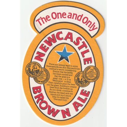 BEER MAT - NEWCASTLE BREWERIES - NEWCASTLE BROWN ALE - (Cat No 180) - (1994)