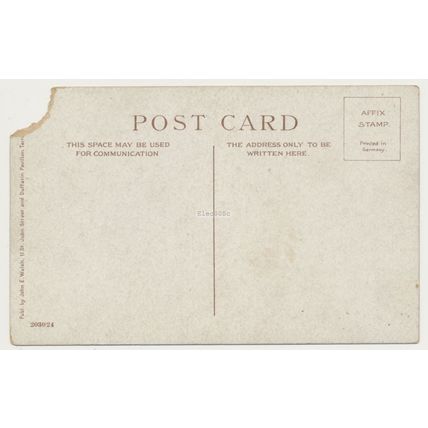 Canada Montmorency Falls Quebec blank 1910s Walsh 203024 RPPC