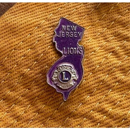 New Jersy Pin 1966 Lions Club International Convention Club #200