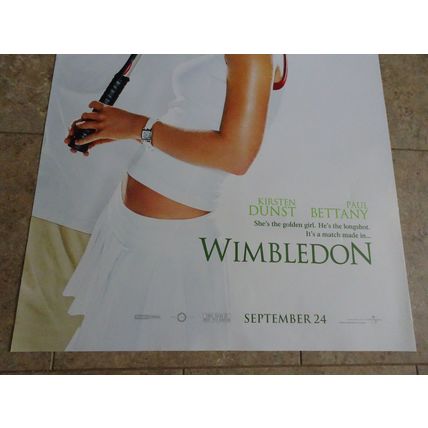 Wimbledon - Movie Poster with Kirstin Dunst as Lizzie Bradbury - Advance Poster