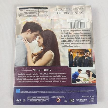 The Twilight Saga - Breaking Dawn Part 1 - 2011 - Rated PG/13 - Blu/ray DVD