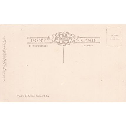 EC518 BEAULIEU- THE MONTAGUE ARMS . PRINTED POSTCARD