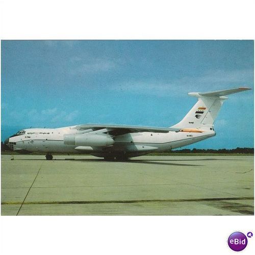 Iraqi Ilyushin IL62 Aircraft Postcard (A21262) Plain Back