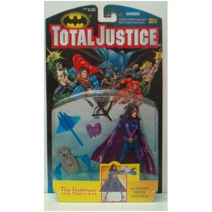 TOTAL JUSTICE ' THE HUNTRESS ' action figure