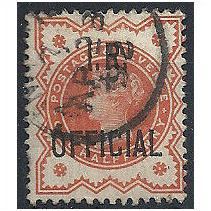 1888 O13 1/2d Vermillion Inland Revenue Official Fine Used ...