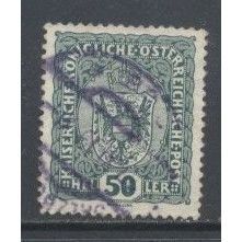 Austria.SG257 50h Arms of Austria (Green).Fine Used.Dec14