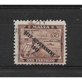 Malta.SG234 1/4d Grand Harbour,Valletta.Fine Used.Mar17