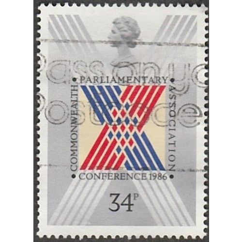 1986 32nd Commonwealth Parliamentay Conference. London. 34p Value. Fine used
