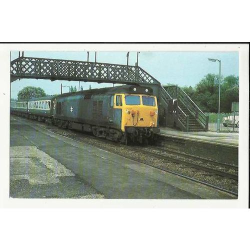 Railway BR Class 50 Postcard by Oxford Publishing (48)