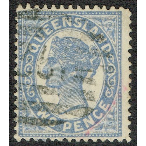 Queensland 1895 2d Blue SG212 FU